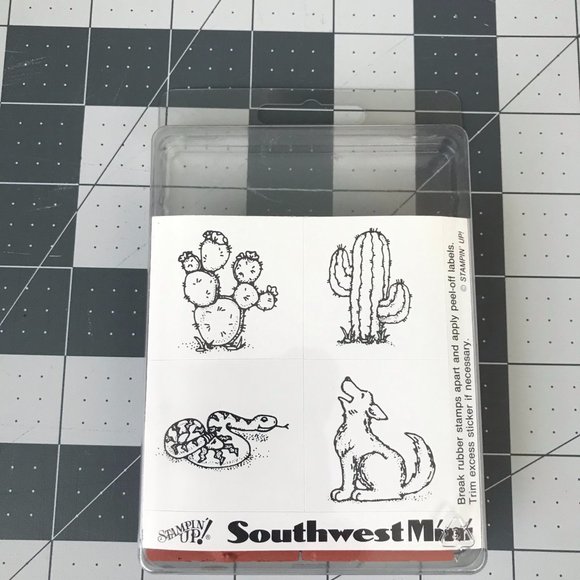 Stampin' Up! Southwest Mini Foam Rubber Stamp Set